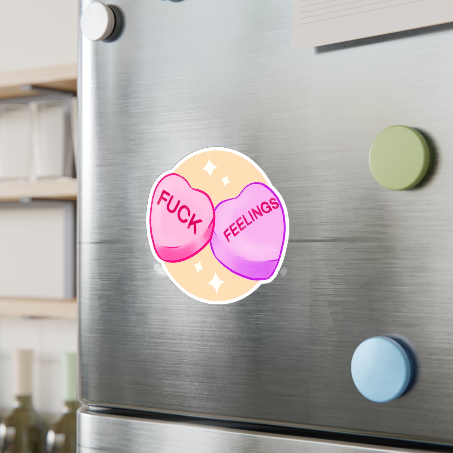 Fuck Feelings Kiss-Cut Vinyl Decal