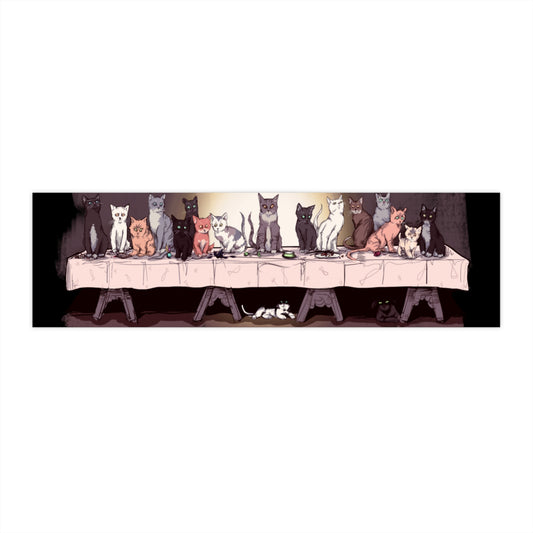 Cat Supper Bumper Stickers