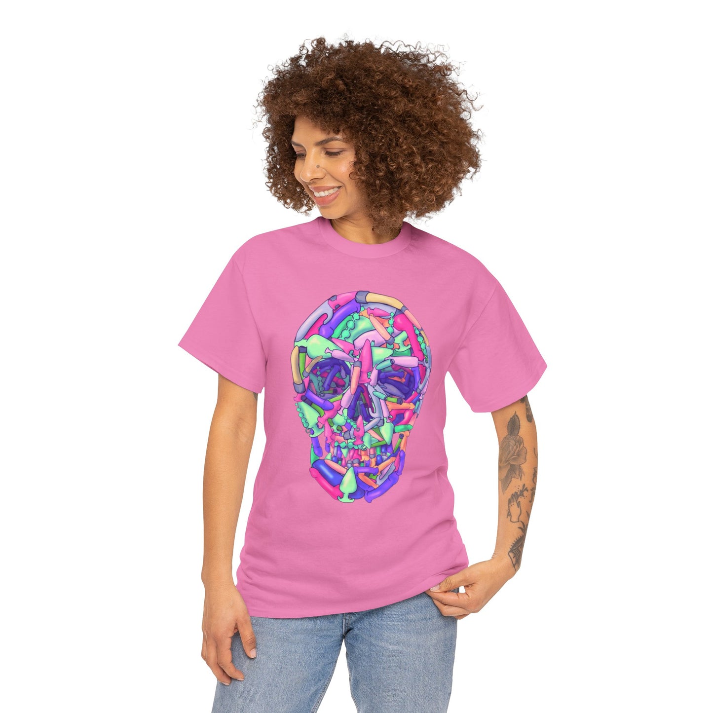 Sex Toy Skull Unisex Heavy Cotton Tee