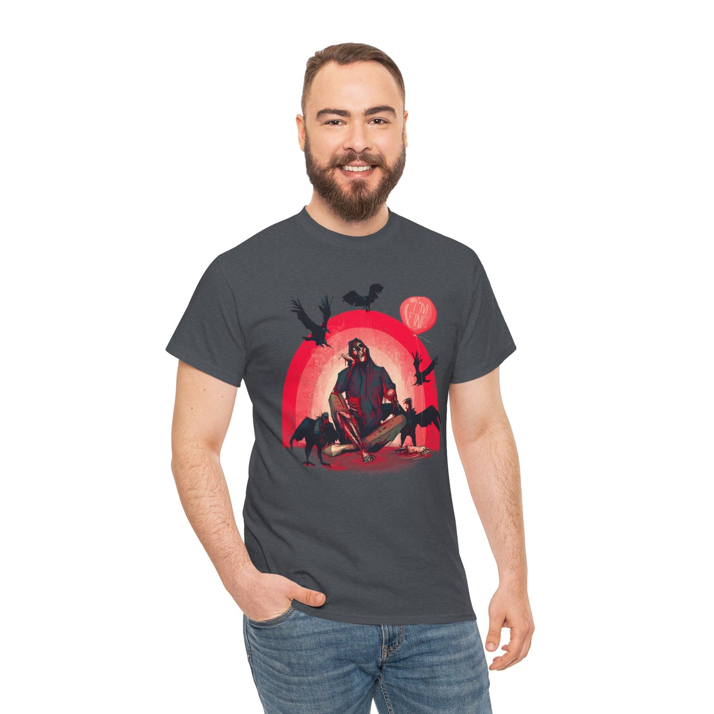 I'm Fine Unisex Heavy Cotton Tee