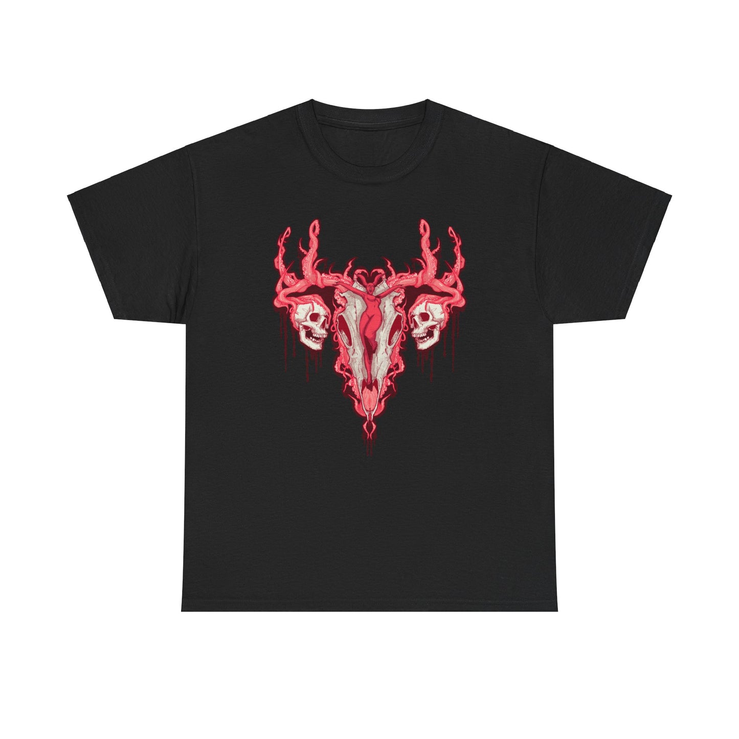 Uterus From Hell Unisex Heavy Cotton Tee