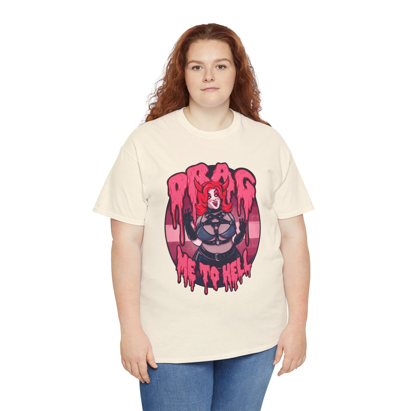 Drag Me To Hell Unisex Heavy Cotton Tee