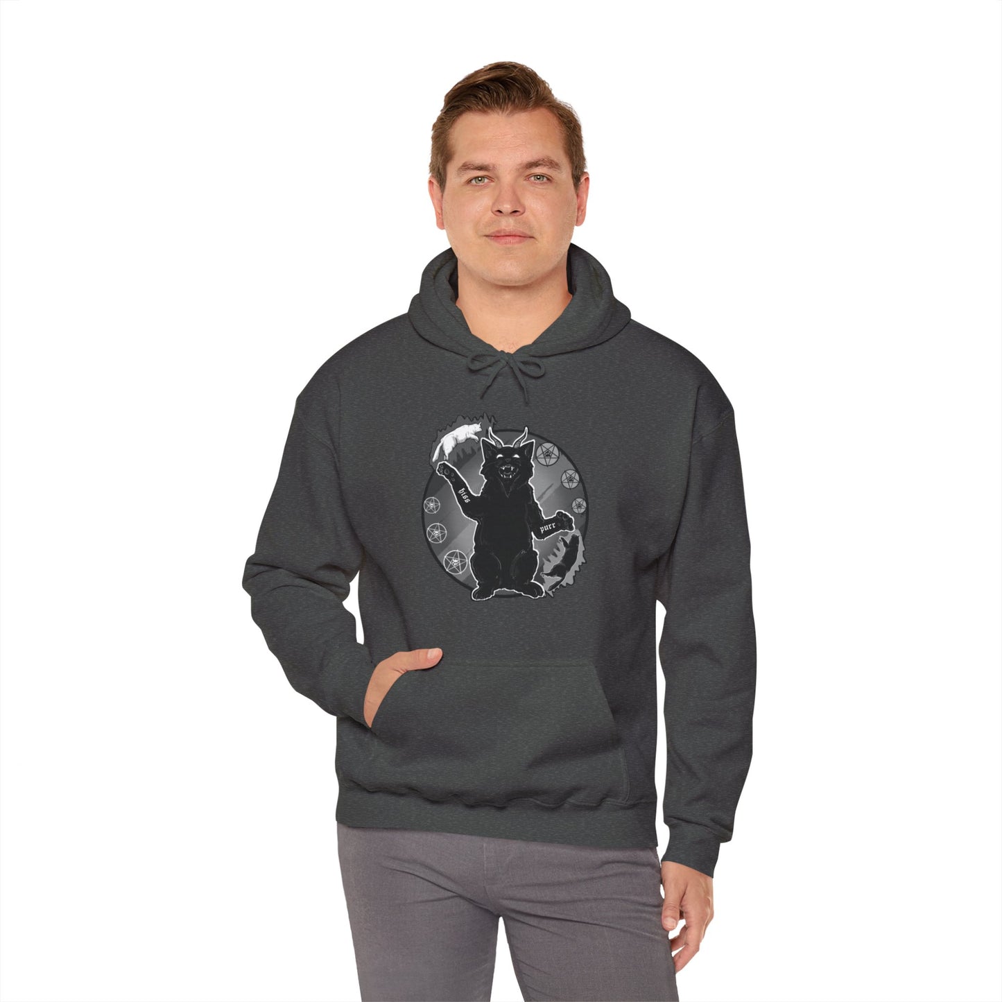 Baphocat II Unisex Heavy Blend Hooded Sweatshirt