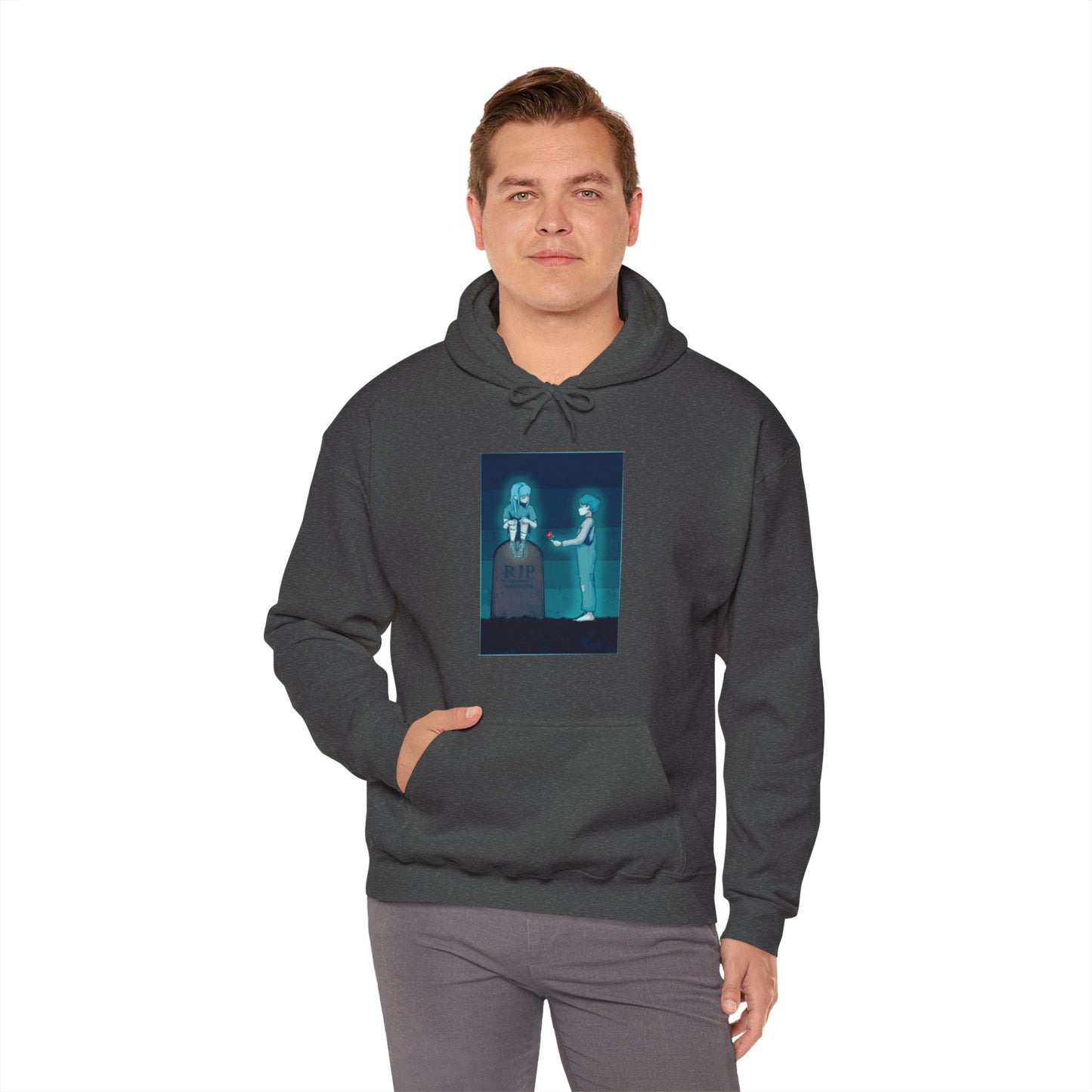 Ghost Kids Unisex Heavy Blend Hooded Sweatshirt