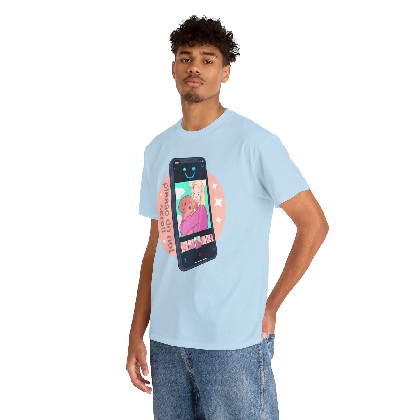 Don't Scroll Unisex Heavy Cotton Tee