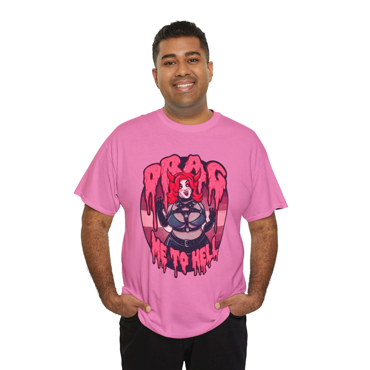 Drag Me To Hell Unisex Heavy Cotton Tee