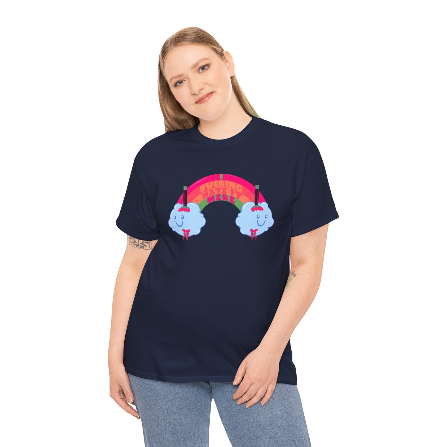 I Fucking Hate It Here Unisex Heavy Cotton Tee