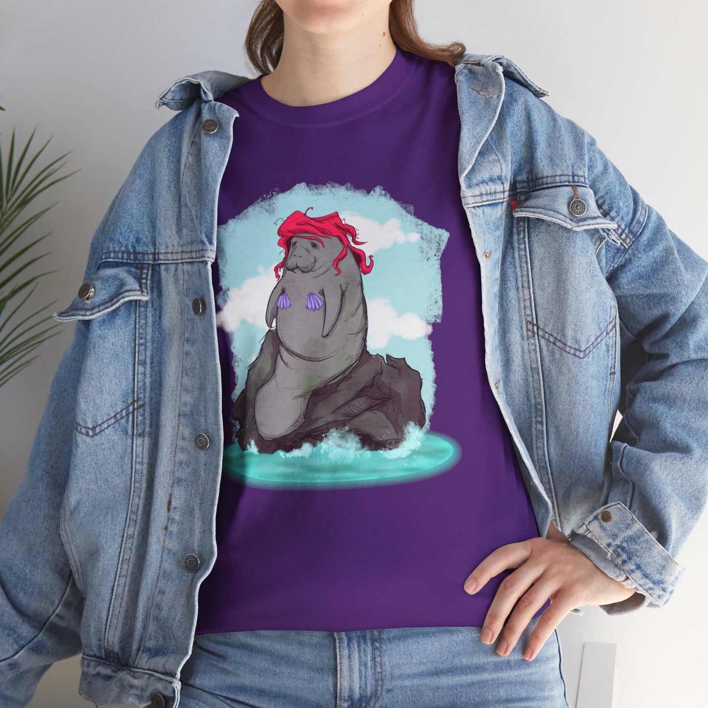 The Big Manatee Unisex Heavy Cotton Tee