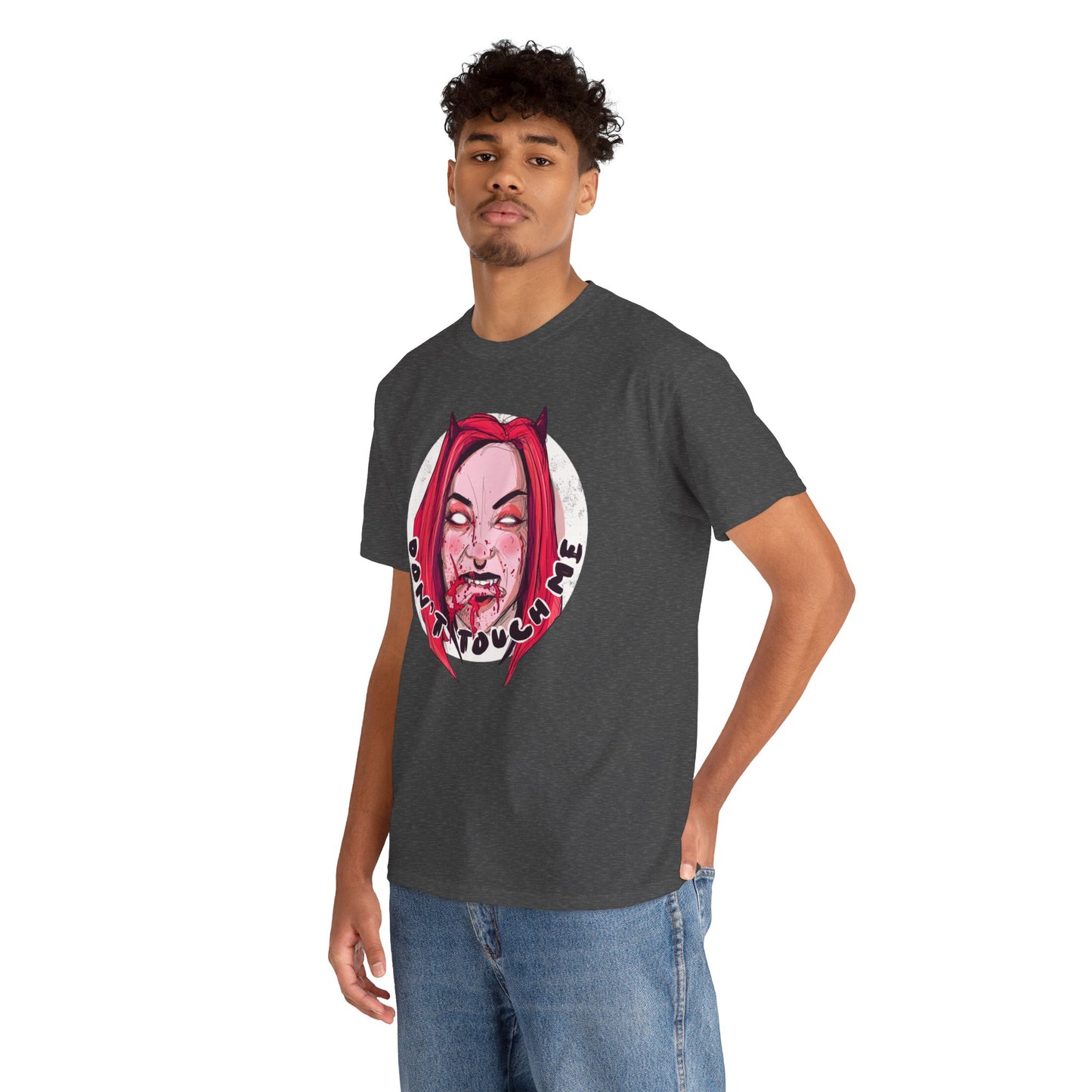 Don't Touch Me Unisex Heavy Cotton Tee