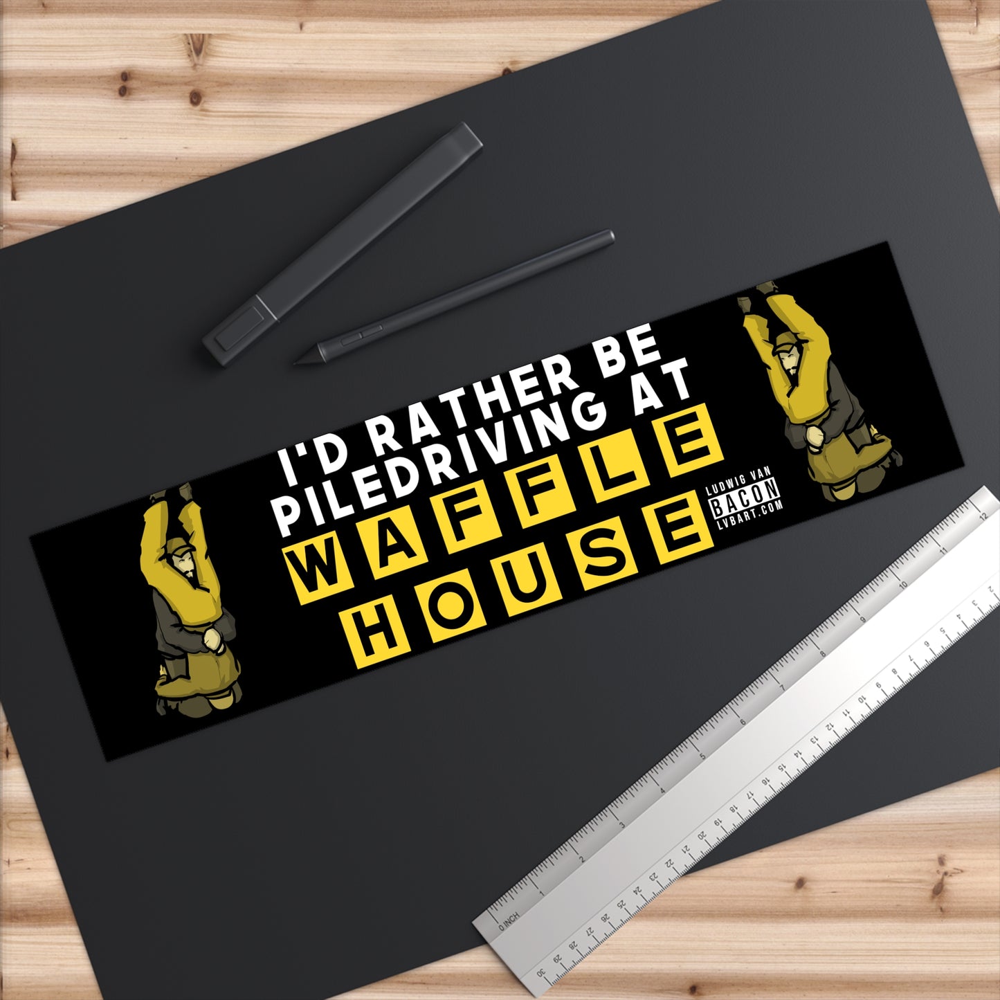 Waffle Driver Bumper Stickers