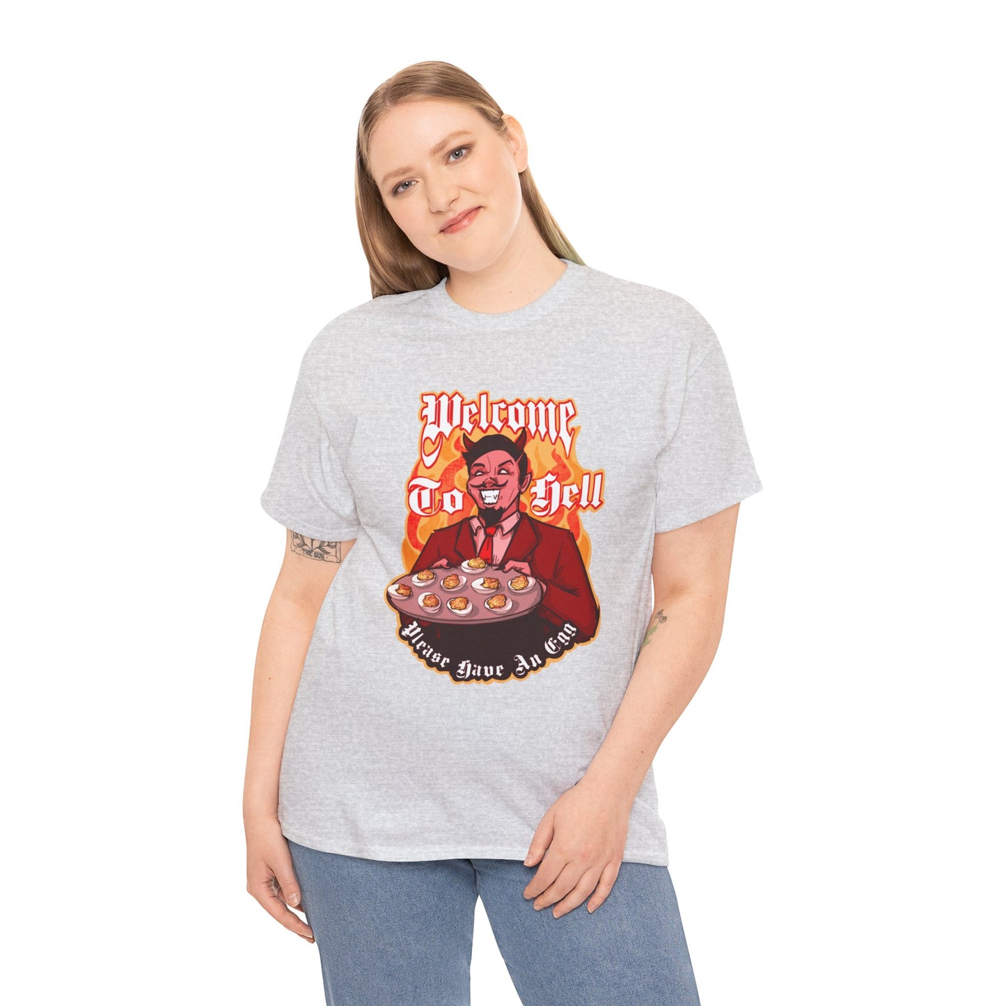 Deviled Eggs Unisex Heavy Cotton Tee
