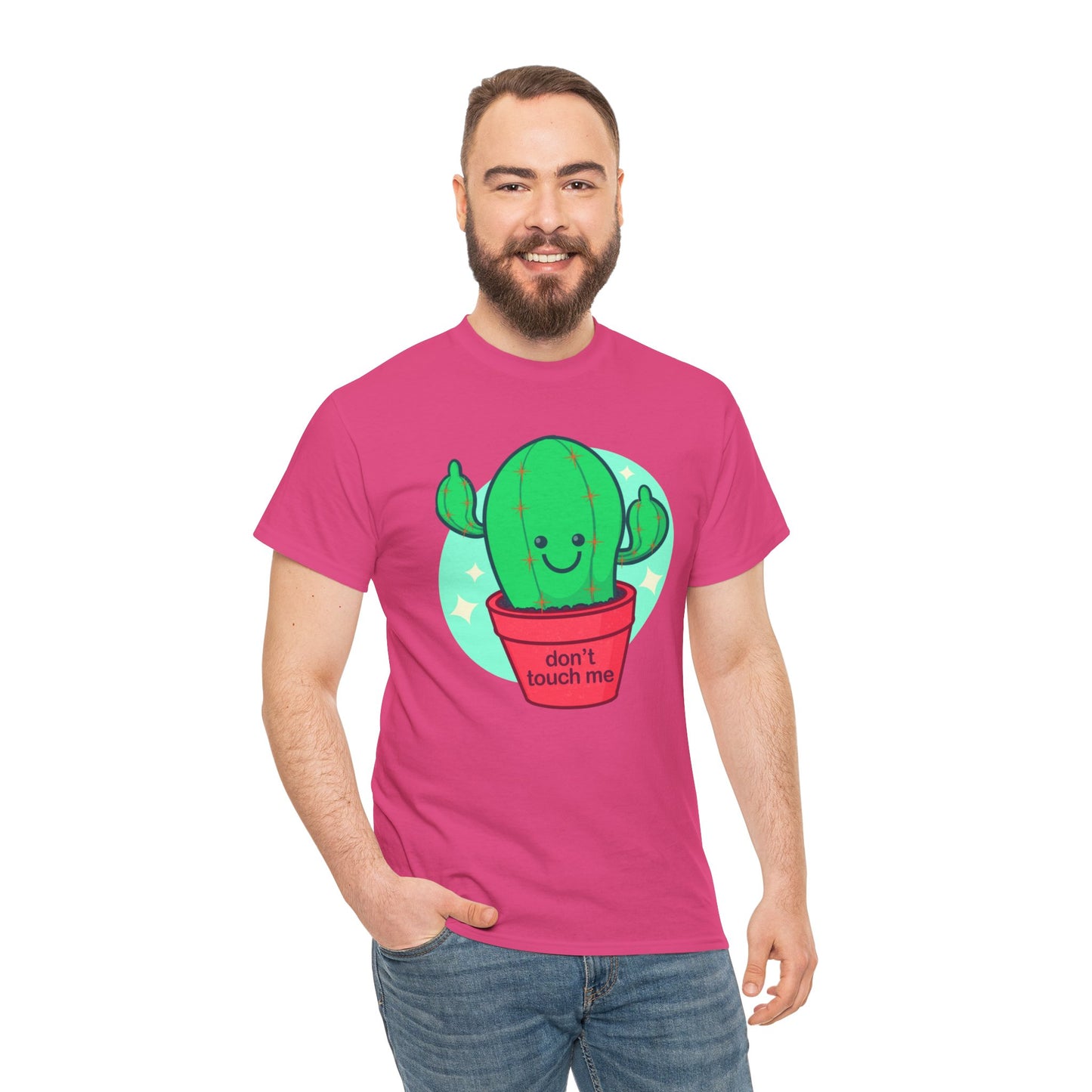 Don't Touch Me Unisex Heavy Cotton Tee