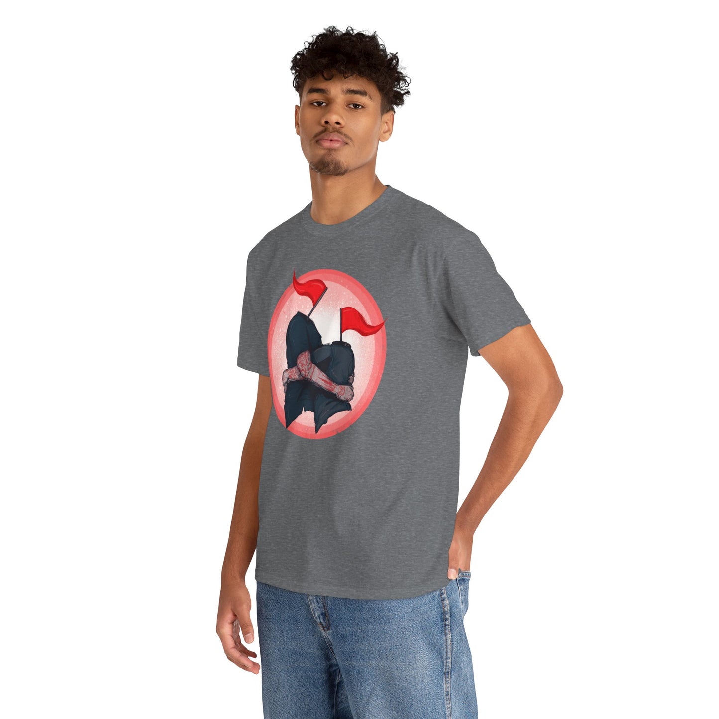 Red Flags Unisex Heavy Cotton Tee