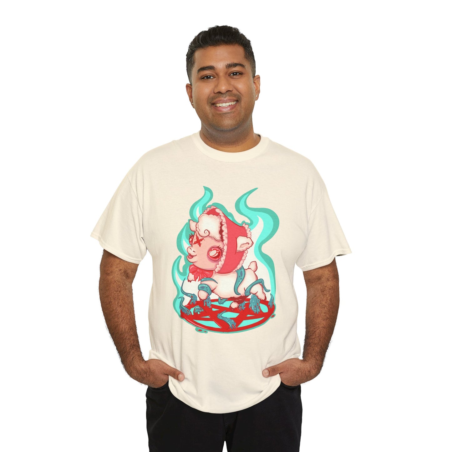 Sacrificial Lamb Unisex Heavy Cotton Tee