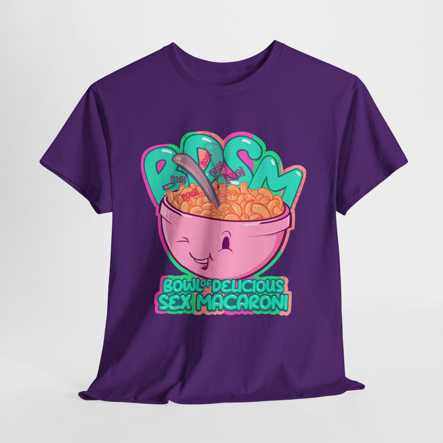 Bowl of Delicious Sex Macaroni Unisex Heavy Cotton Tee