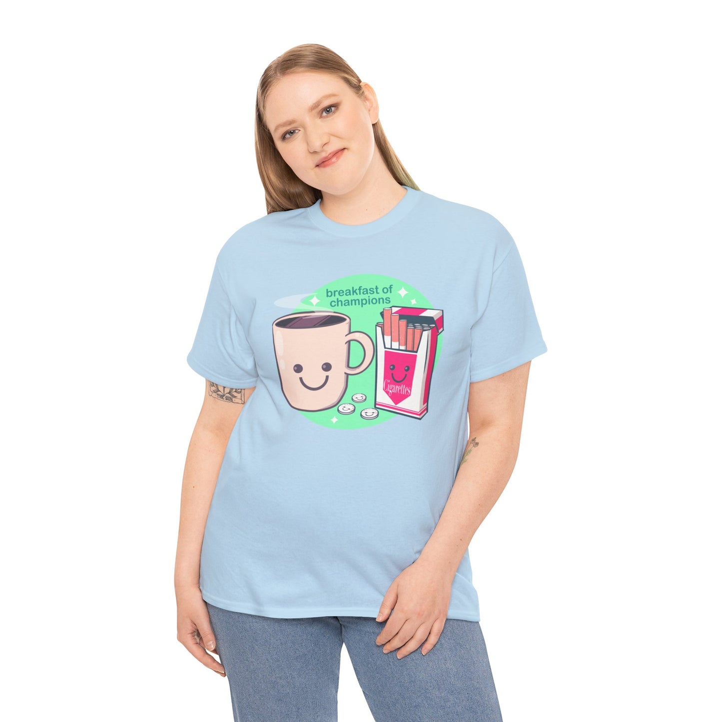 Breakfast of Champions Unisex Heavy Cotton Tee