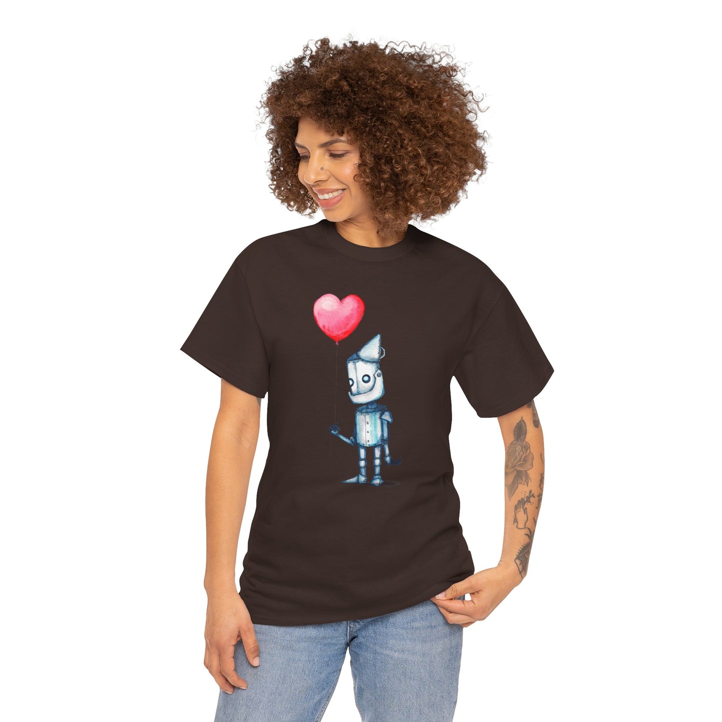 Tinman Gets A Heart Unisex Heavy Cotton Tee