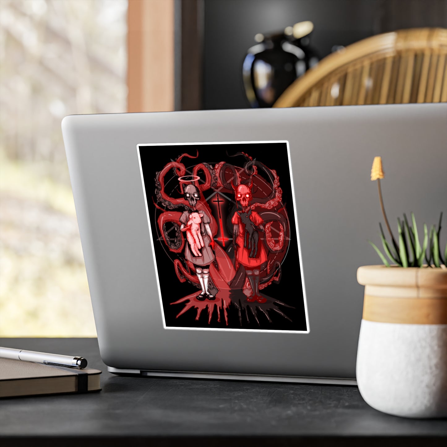 The Twins Kiss-Cut Vinyl Decal