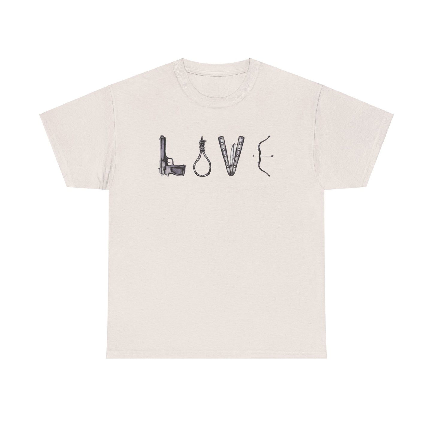 Love Is Death Unisex Heavy Cotton Tee