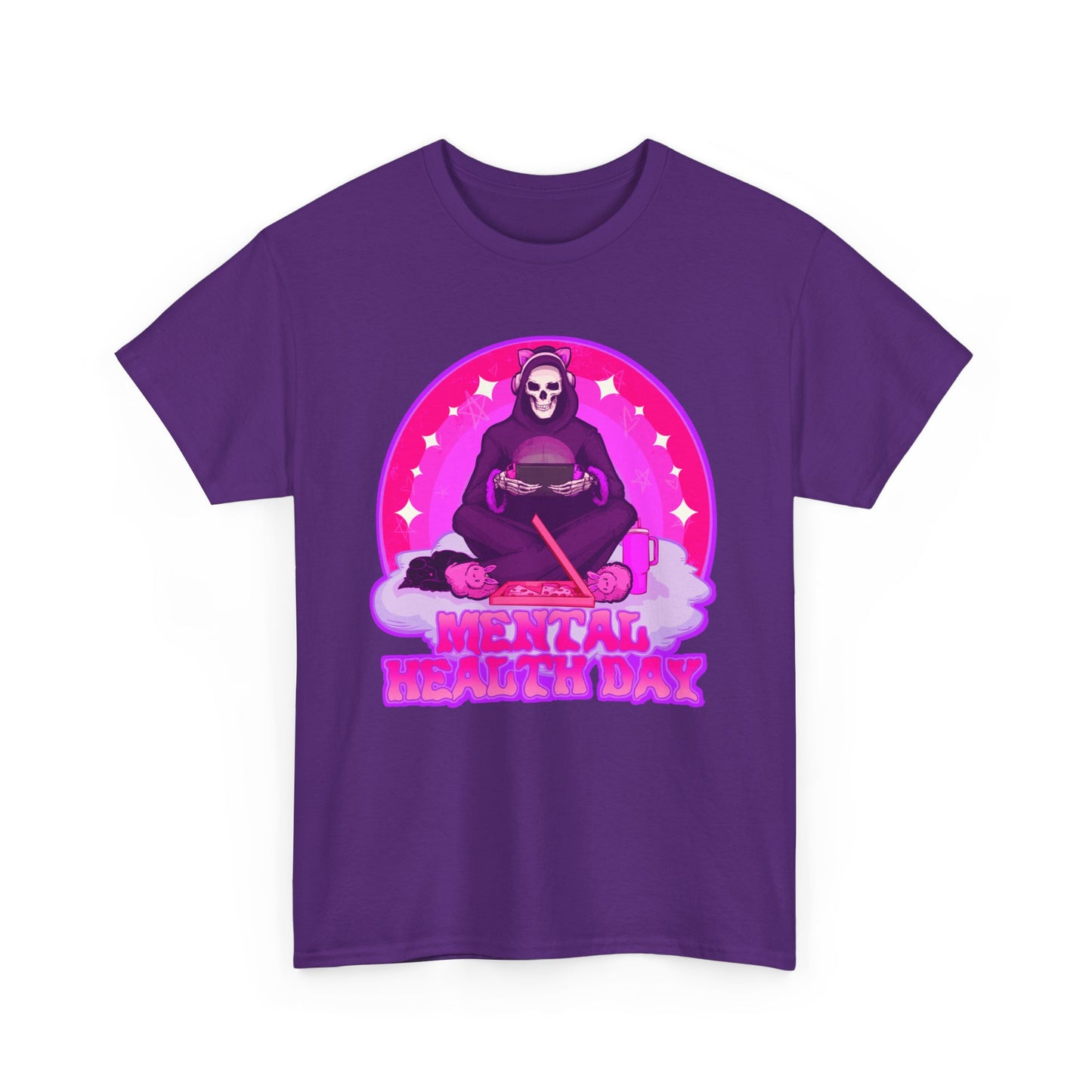 Mental Health Day Unisex Heavy Cotton Tee