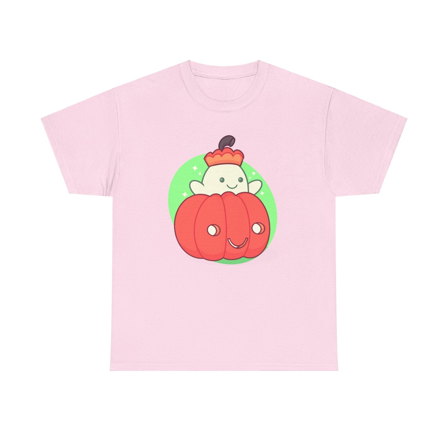 Pumpkin Ghost Unisex Heavy Cotton Tee