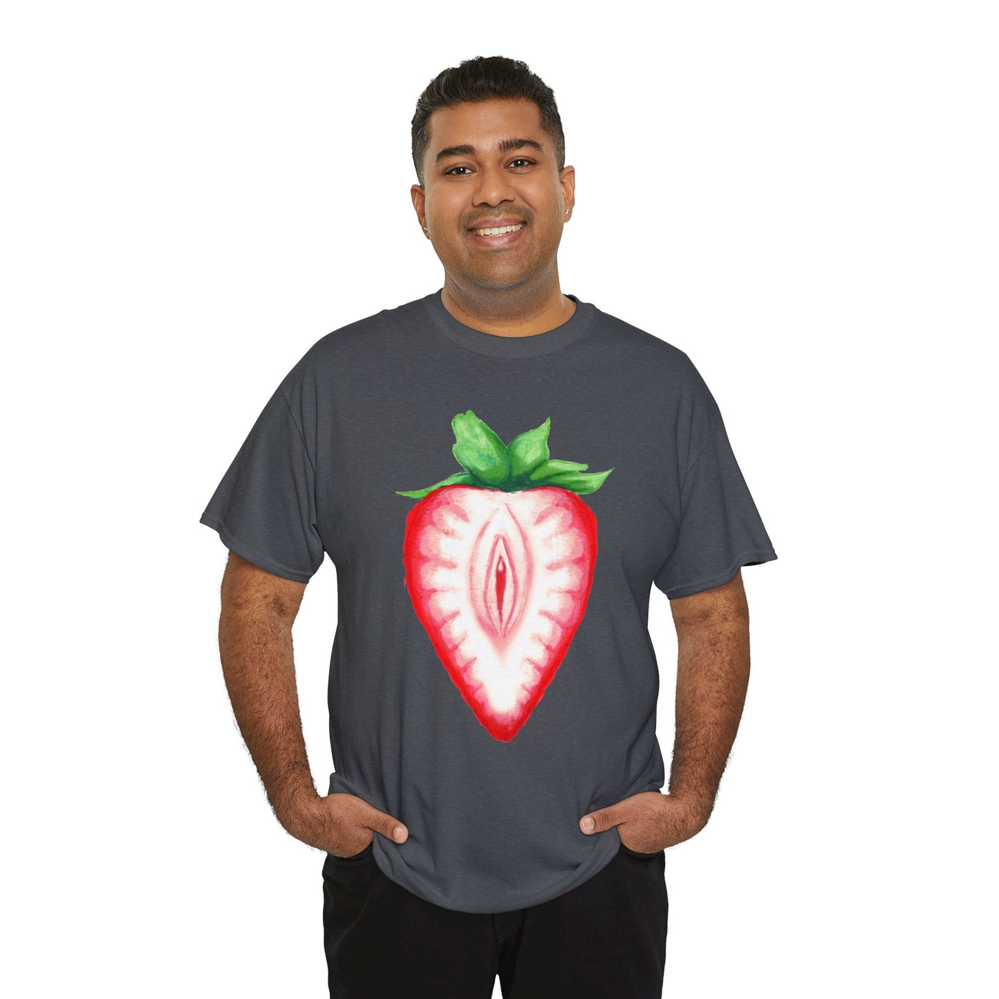 Juicy Strawberry Unisex Heavy Cotton Tee