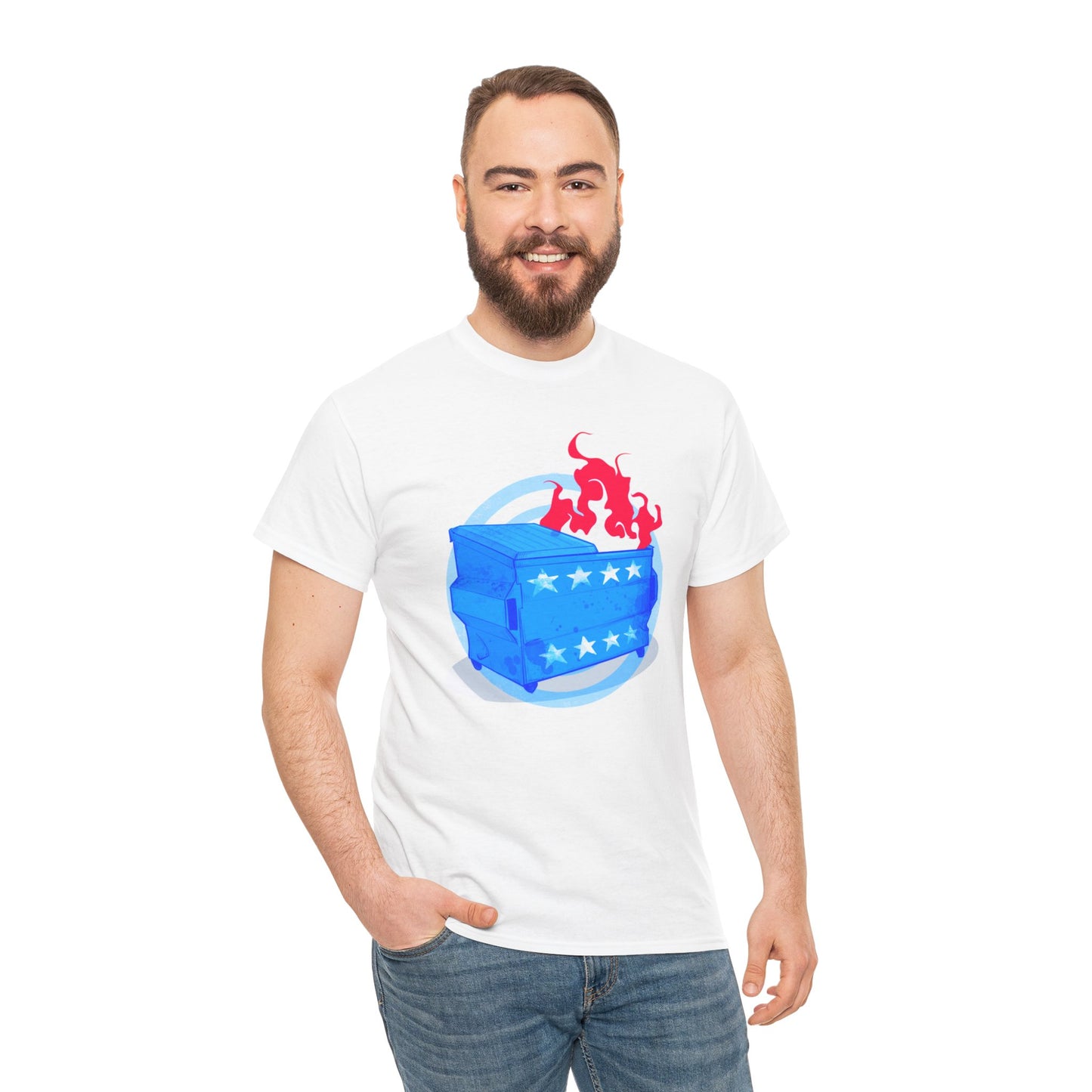 American Dumpster Firre Unisex Heavy Cotton Tee