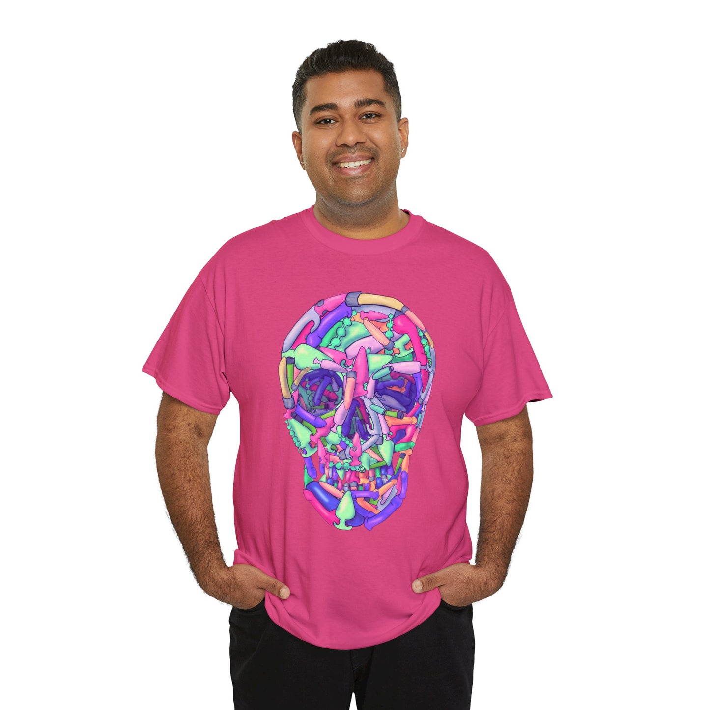 Sex Toy Skull Unisex Heavy Cotton Tee