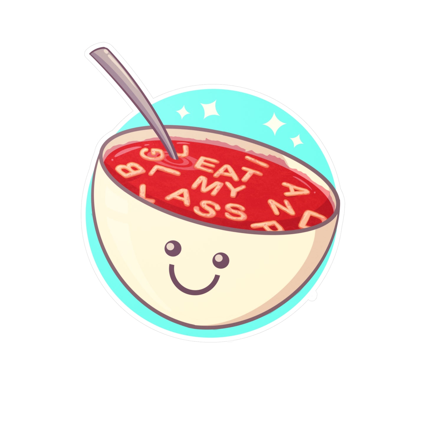 Alphabet Soup Kiss-Cut Vinyl Decal