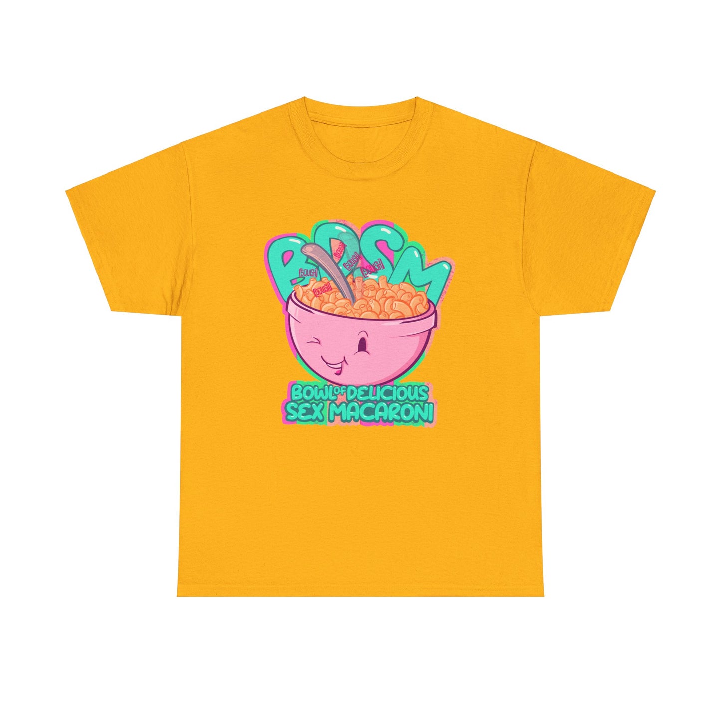 Bowl of Delicious Sex Macaroni Unisex Heavy Cotton Tee