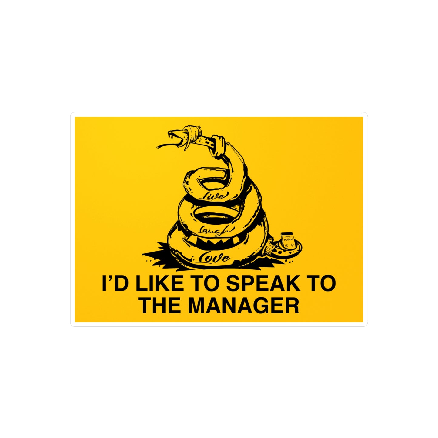 Gadsden Karen Kiss-Cut Vinyl Decal