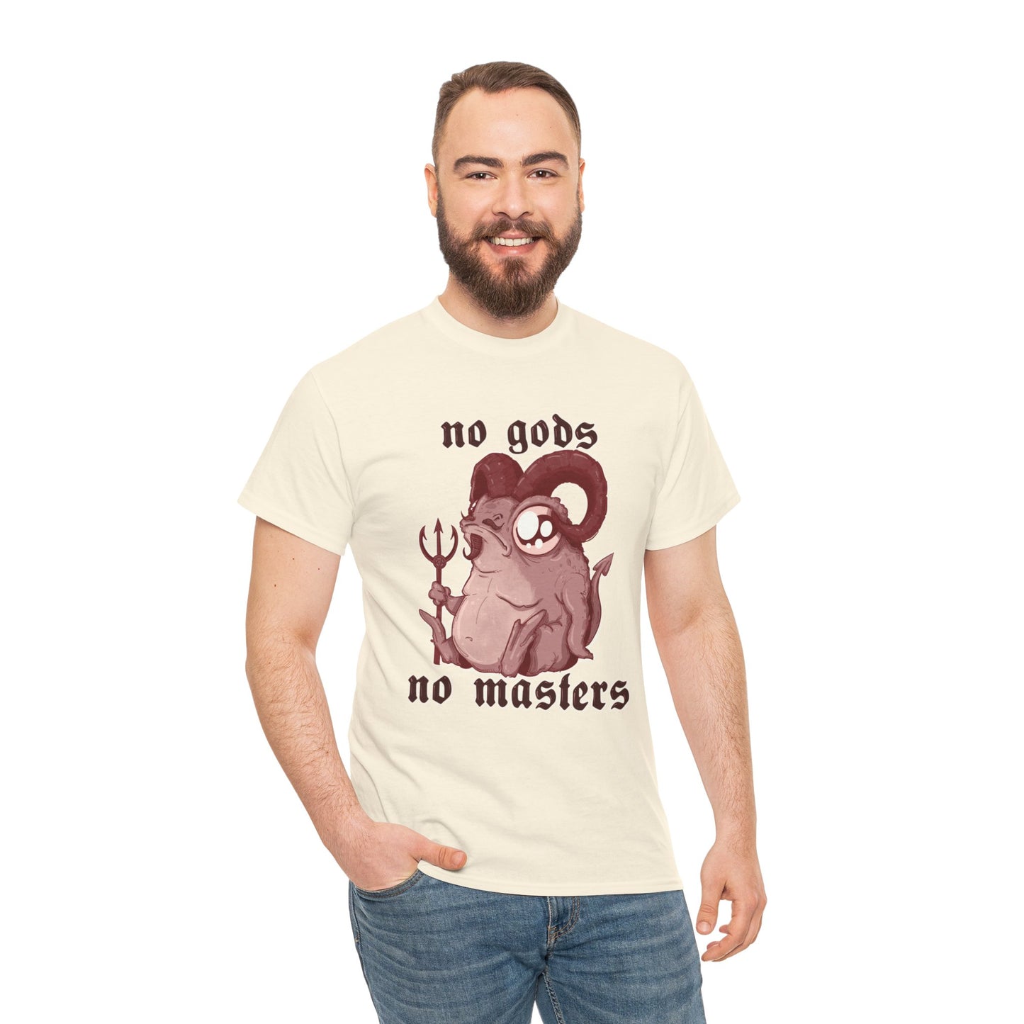 No Gods No Masters Unisex Heavy Cotton Tee
