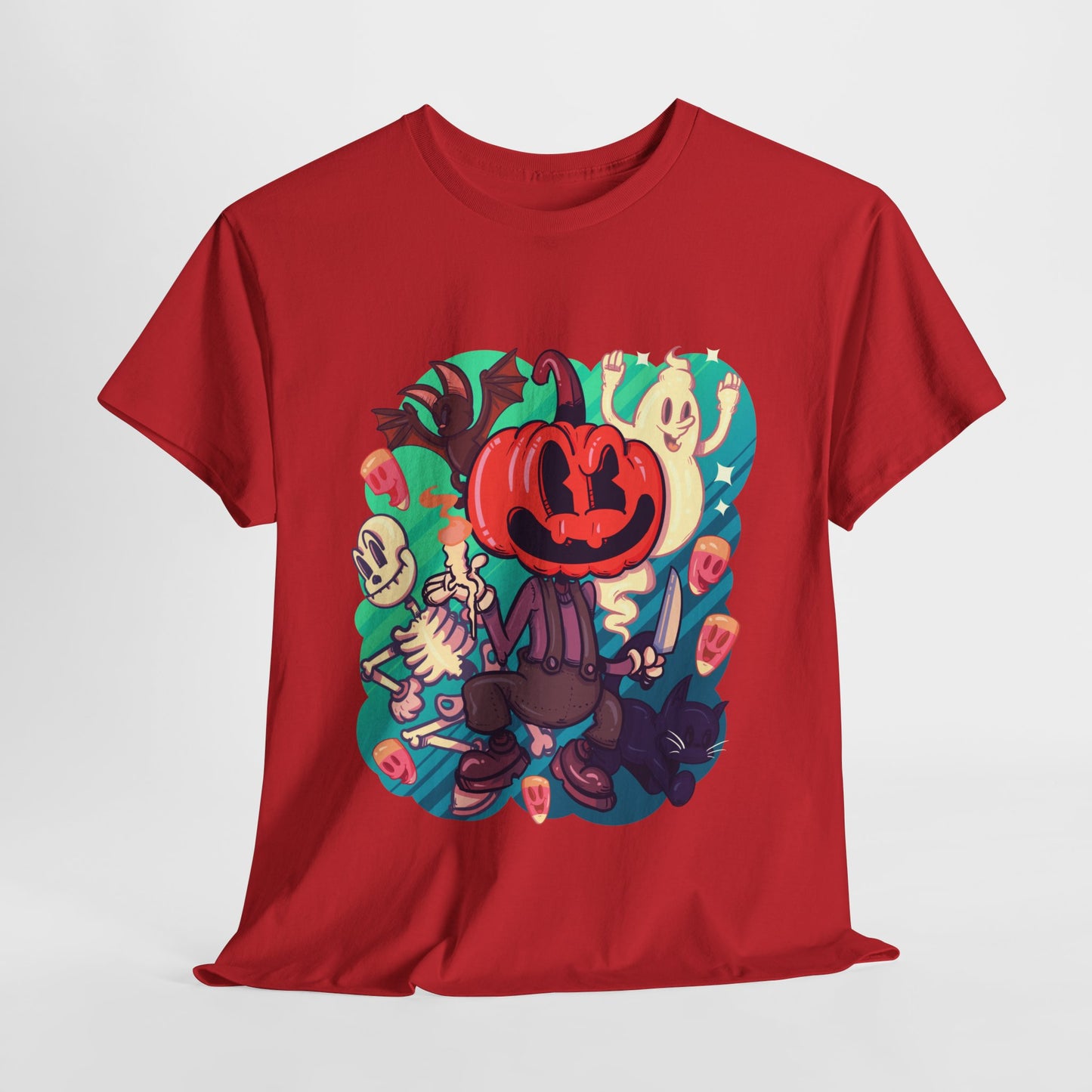 Rubber Hose Halloween Unisex Heavy Cotton Tee