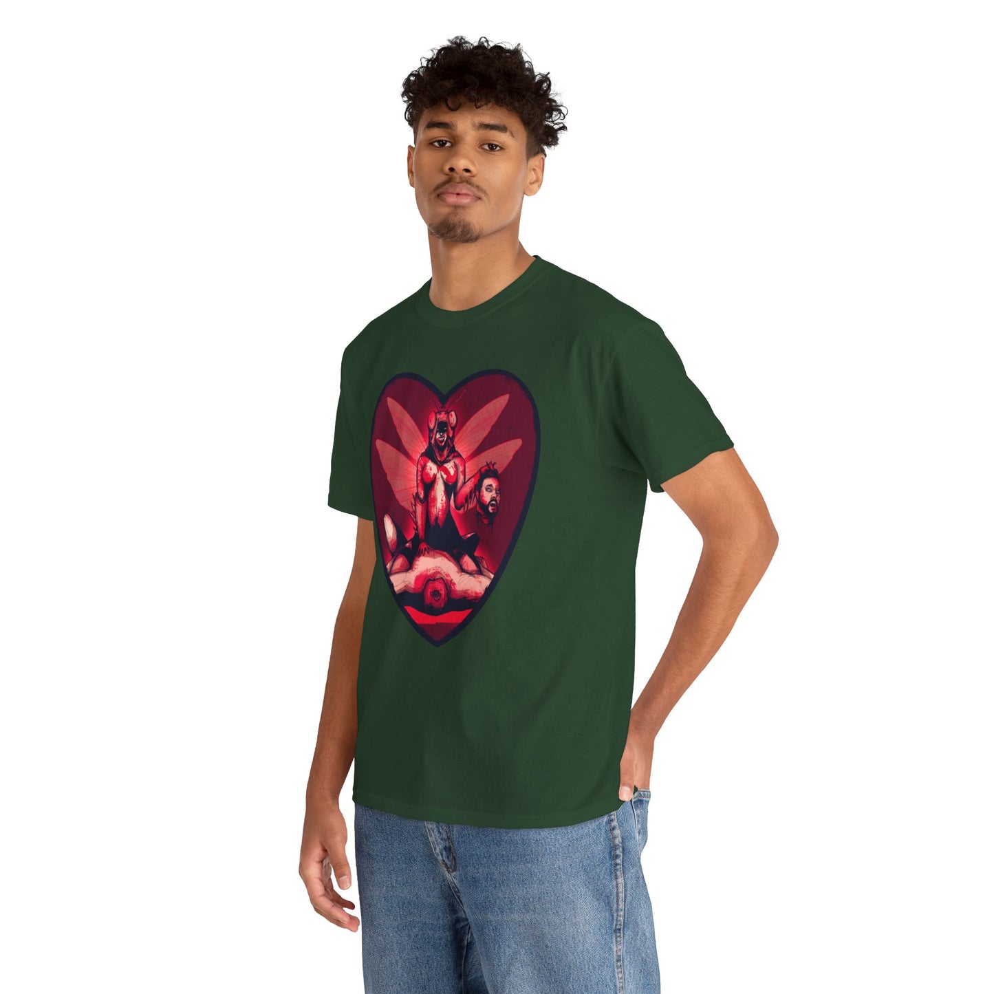 Praying Mantis Unisex Heavy Cotton Tee