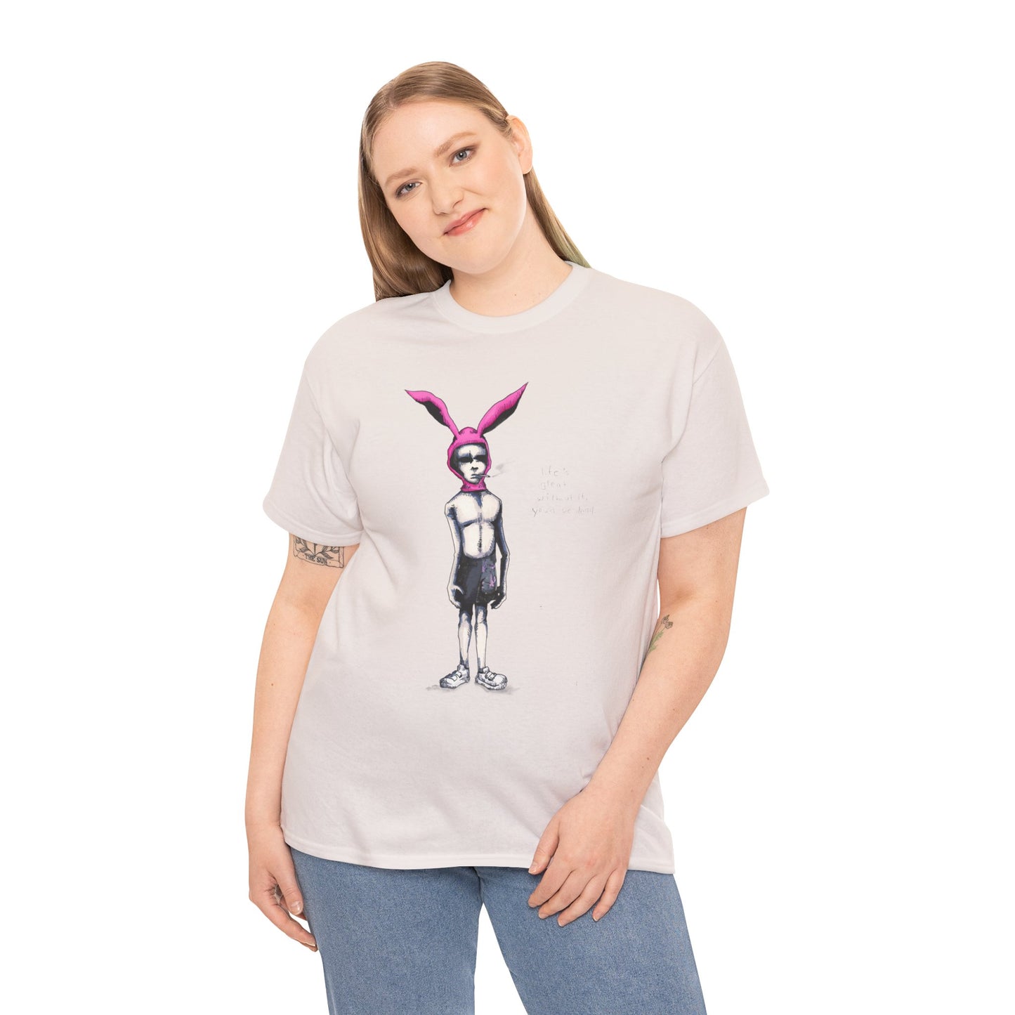 Piss Rabbit Unisex Heavy Cotton Tee