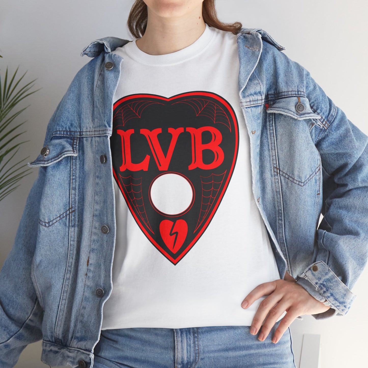 LVB Art Red Planchette Unisex Heavy Cotton Tee