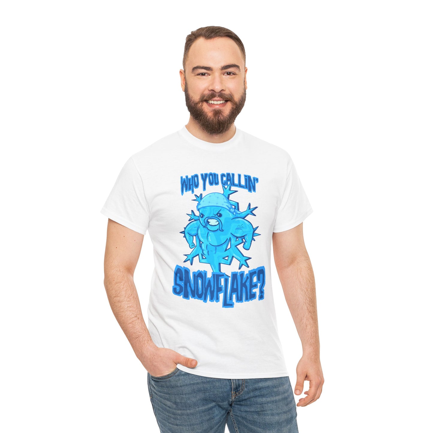 Tough Snowflake Unisex Heavy Cotton Tee