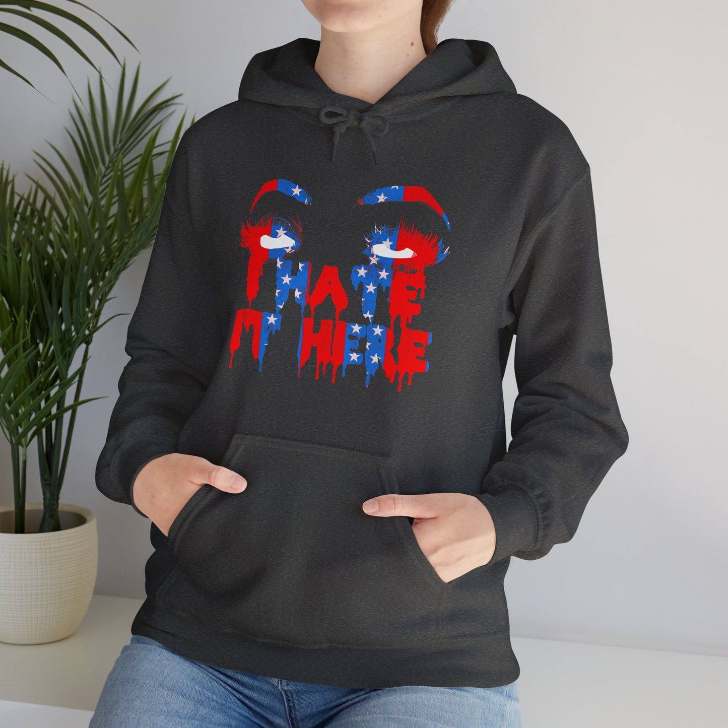 I Hate It Here '24 Unisex Heavy Blend Hooded Sweatshirt