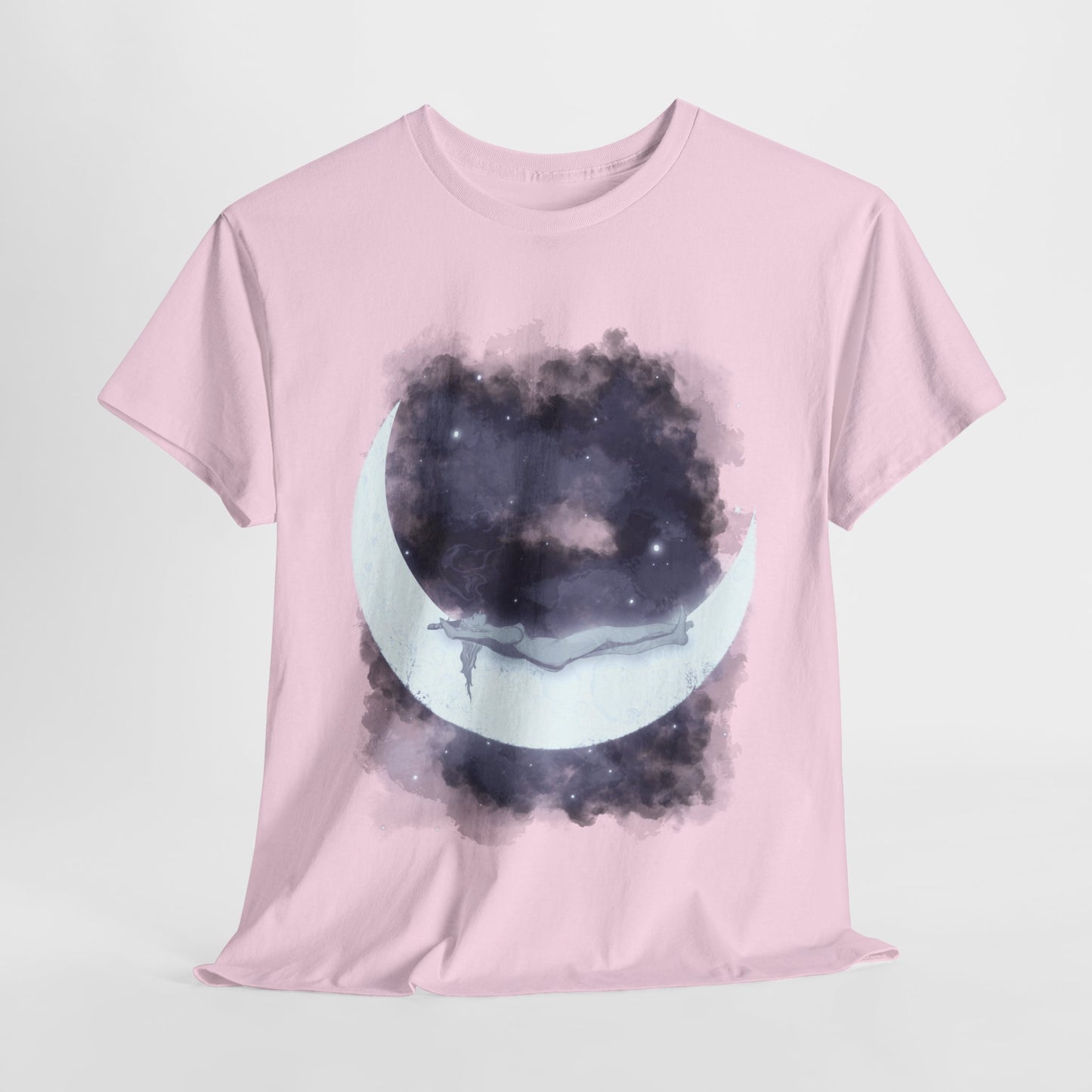 The Girl Who Loved The Moon Unisex Heavy Cotton Tee