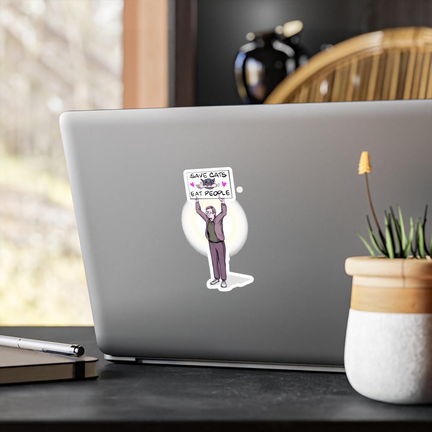 Activist Jeffrey Kiss-Cut Vinyl Decal