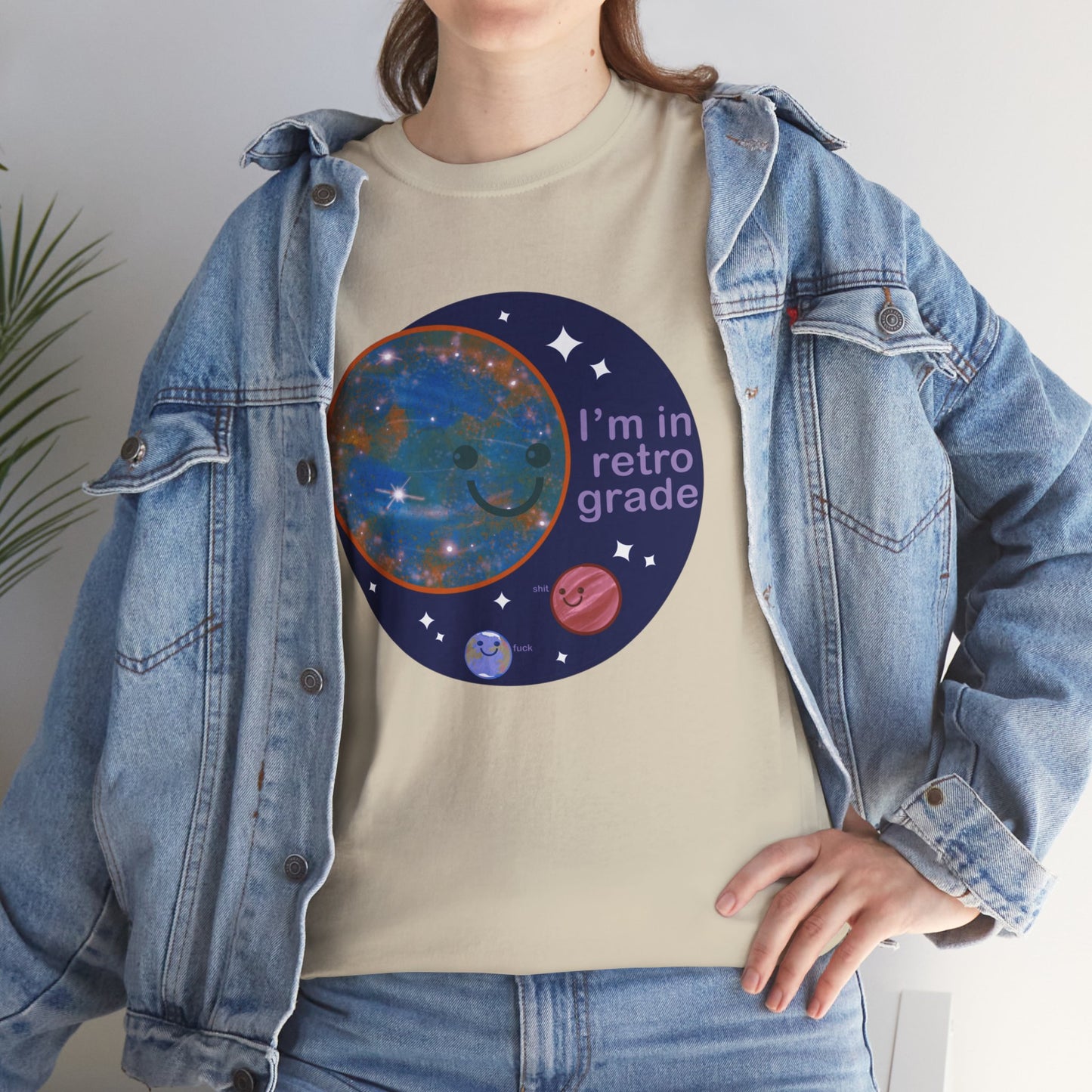 Mercury In Retrograde Unisex Heavy Cotton Tee