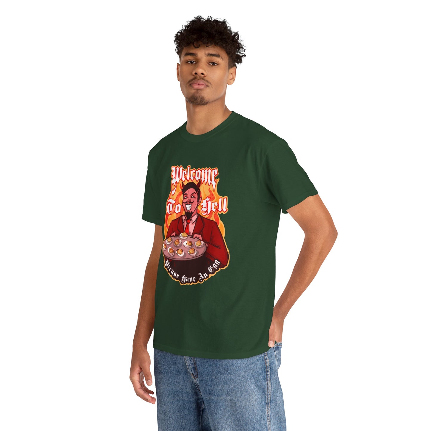 Deviled Eggs Unisex Heavy Cotton Tee