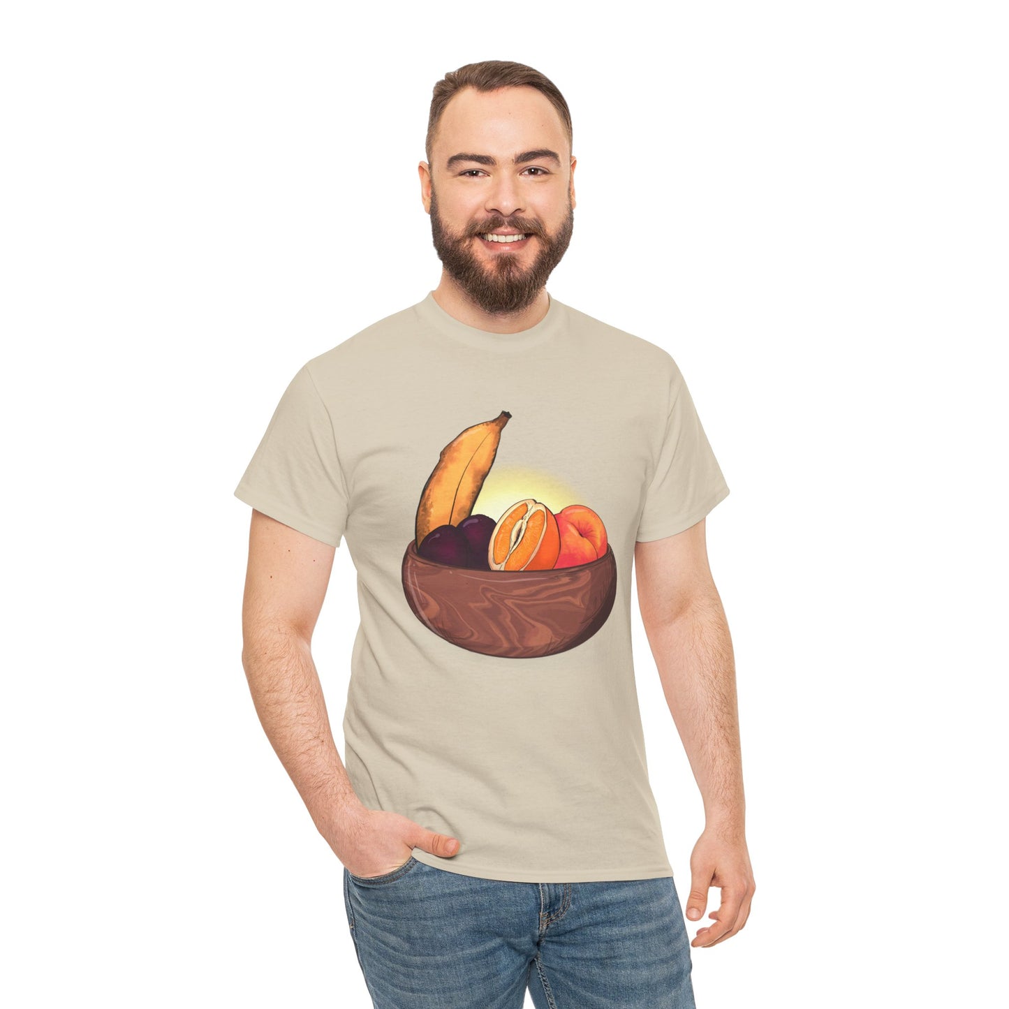 Adult Fruit Basket Unisex Heavy Cotton Tee