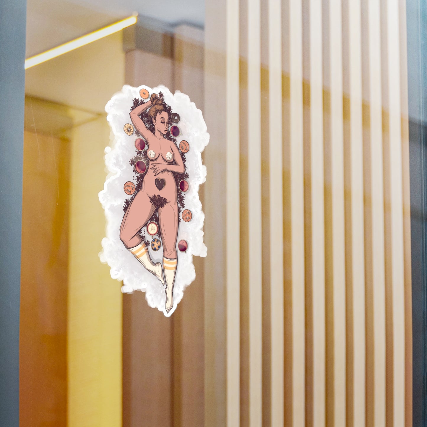 Coffee Queen Kiss-Cut Vinyl Decal