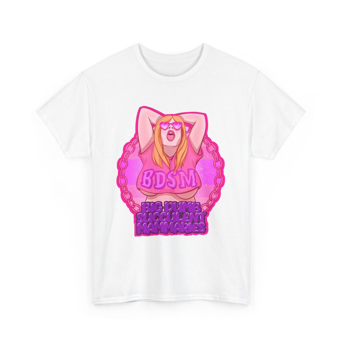 Big Dumb Succulent Mammaries Unisex Heavy Cotton Tee