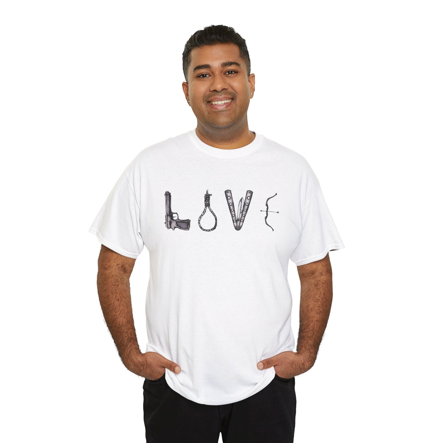 Love Is Death Unisex Heavy Cotton Tee