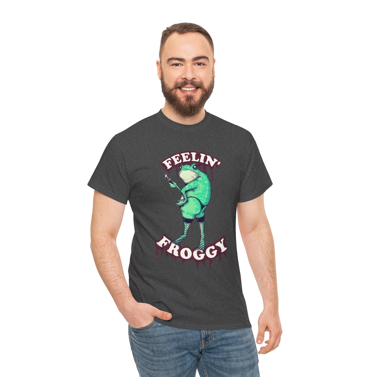Feelin Froggy Unisex Heavy Cotton Tee