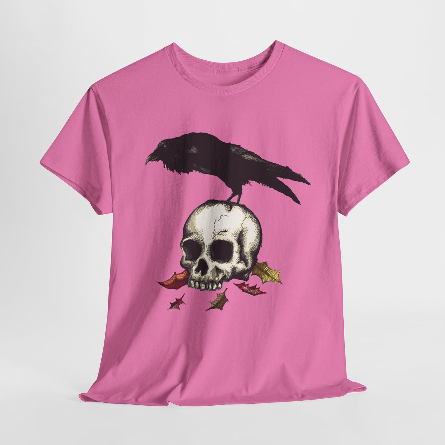 Crow Skull Unisex Heavy Cotton Tee