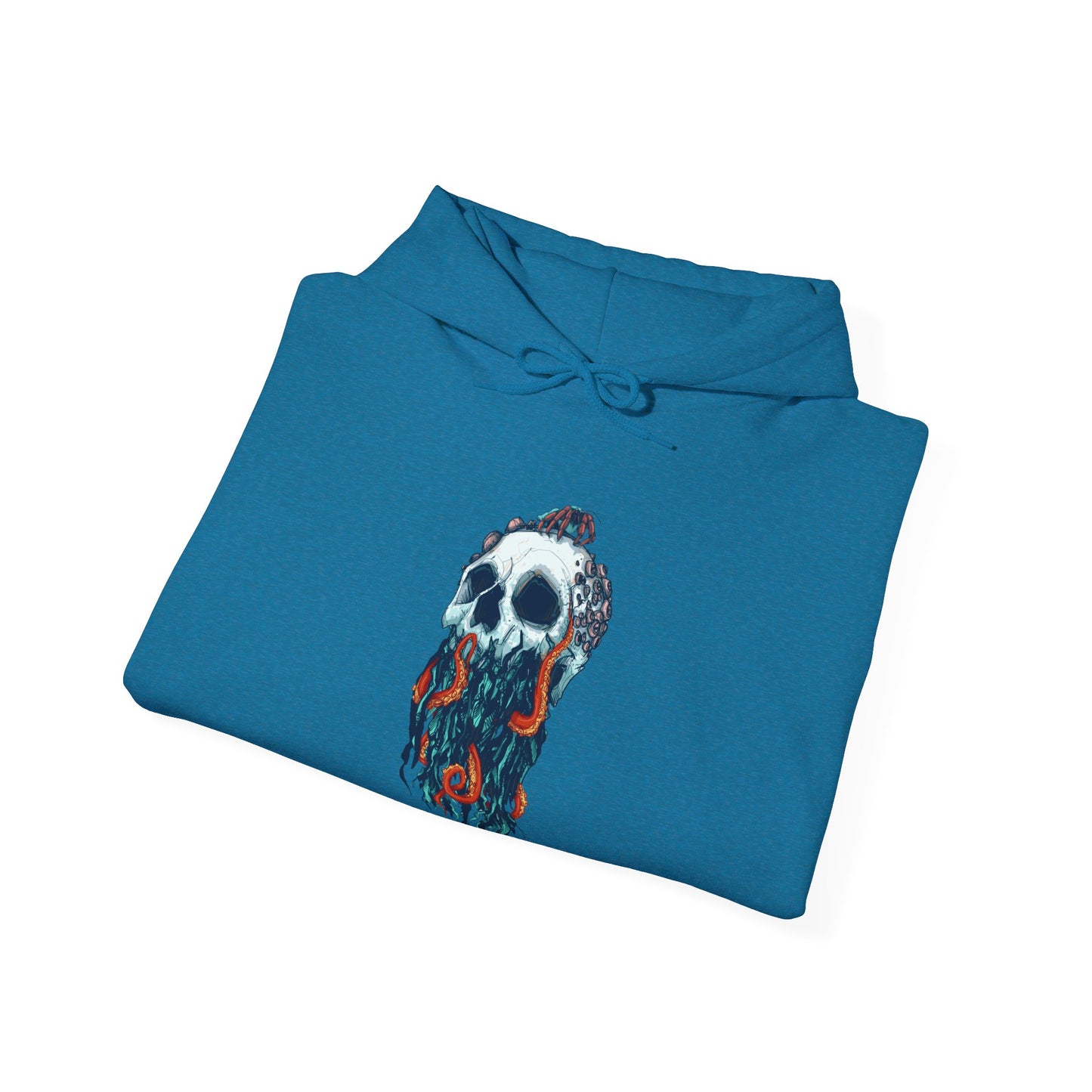Elemental Skull Ocean Unisex Heavy Blend Hooded Sweatshirt