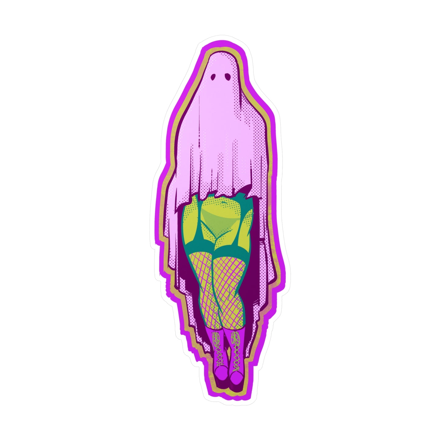 Sexy Ghost Kiss-Cut Vinyl Decal
